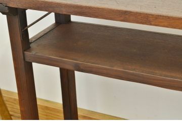 レトロ家具　★昭和レトロ　古い縫製工場のアンティーク作業台6(テーブル・長机)　