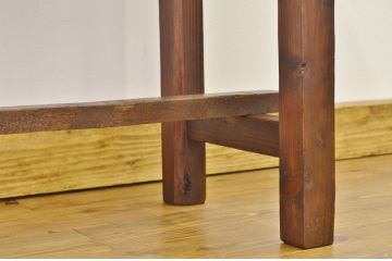 レトロ家具　★昭和レトロ　古い縫製工場のアンティーク作業台6(テーブル・長机)　