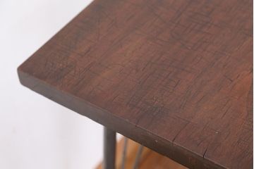 アンティーク家具　☆アンティーク　鉄脚の作業台(テーブル)