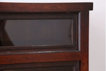 アンティーク家具　古民具・骨董　古いお家の金具の立派な収納棚(時代箪笥)