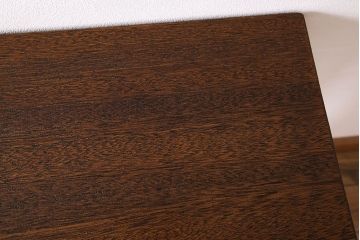 アンティーク家具　和製アンティーク　天板一枚板　古い木のシンプルな鉄脚テーブル