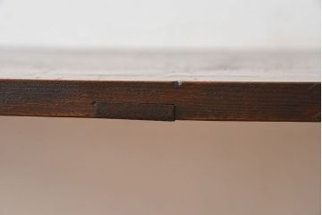 天板一枚板!古材をリメイクした鉄脚テーブル(3)