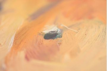 アンティーク雑貨　○古い　中島久雄・油絵(油絵画)