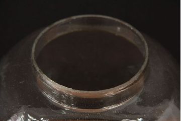 アンティーク雑貨　古い駄菓子屋のガラス瓶(ビン)2個セット