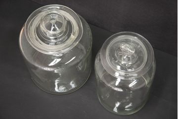アンティーク雑貨　昭和レトロ　アンティーク　ガラス瓶2個セット(ビン)