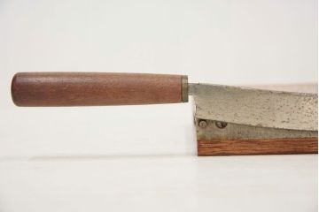 アンティーク雑貨　古い木製ペーパーカッター(裁断機)