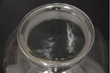 アンティーク雑貨　昭和レトロ　アンティークガラス瓶2個セット(ビン)