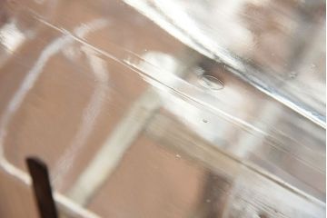 アンティーク雑貨　昭和レトロ　古い駄菓子屋の6連ガラス瓶(ビン)