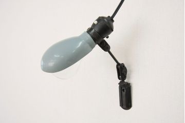アンティーク　古い小さなミシンライト(工業系・照明)