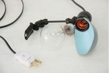 アンティーク　古い小さなミシンライト(工業系・照明)