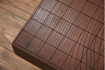 アンティーク雑貨　古民具・骨董　古い欅の将棋盤