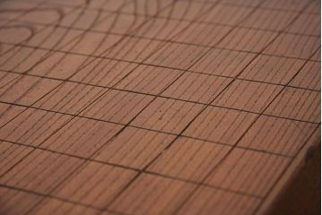 アンティーク雑貨　古民具・骨董　古い欅の将棋盤