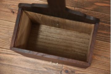 アンティーク雑貨　古民具・骨董　古い銅製三味線立て