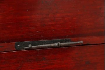 アンティーク家具　古民具・骨董　時代箪笥鉄脚観音開きローボード(ローチェスト)