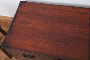 アンティーク家具　古民具・骨董　時代箪笥ローチェスト(ローボード)