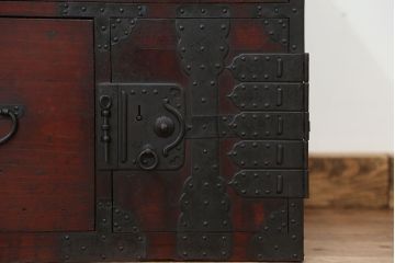 アンティーク家具　古民具・骨董　時代箪笥ローチェスト(ローボード)