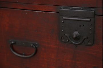 アンティーク家具　古民具・骨董　時代箪笥ローチェスト(ローボード)