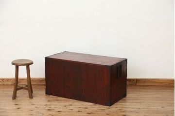 アンティーク家具　古民具・骨董　時代箪笥ローチェスト(ローボード)