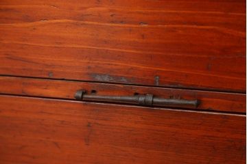 アンティーク家具　古民具・骨董　観音開き時代箪笥ローチェスト(ローボード)