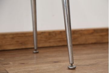 アンティーク家具　アンティーク　天板一枚板!古材を使った鉄脚テーブル?(作業台・机)