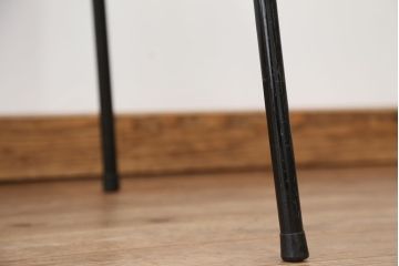 アンティーク家具　アンティーク　天板一枚板!古材を使った鉄脚テーブル?(作業台・机)