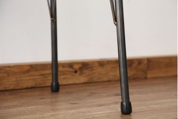 アンティーク家具　アンティーク　天板一枚板!古材を使った鉄脚テーブル(作業台・机)