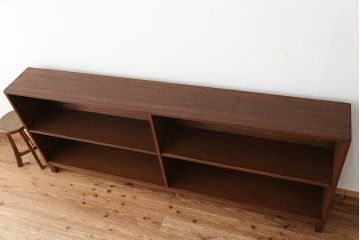 アンティーク家具　アンティーク　古い学校の脚付き本棚?(飾り棚・陳列棚)
