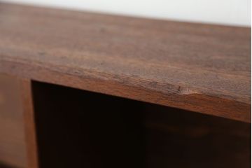 アンティーク家具　アンティーク　古い学校の脚付き本棚?(飾り棚・陳列棚)