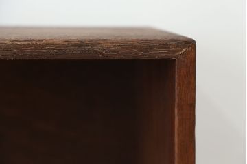 アンティーク家具　アンティーク　古い学校の脚付き本棚(5)(飾り棚・陳列棚)