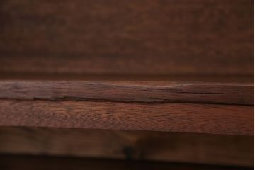 アンティーク家具　アンティーク　古い学校の脚付き本棚(5)(飾り棚・陳列棚)