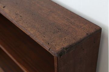 アンティーク家具　アンティーク　古い学校の脚付き本棚(8)(飾り棚・陳列棚)