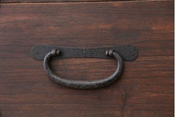 アンティーク家具　☆古民具・骨董　古いお家の二段重ね時代箪笥