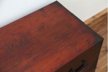 アンティーク家具　アンティーク　シンプルな時代箪笥ローチェスト?(ローボード)