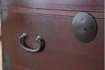 アンティーク家具　アンティーク　シンプルな時代箪笥ローチェスト?(ローボード)