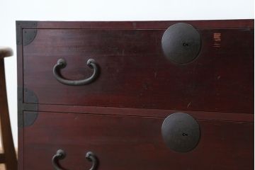 アンティーク家具　アンティーク　シンプルな時代箪笥ローチェスト?(ローボード)