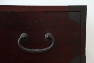 アンティーク家具　アンティーク　シンプルな時代箪笥ローチェスト?(ローボード)