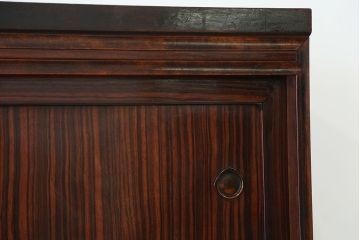 アンティーク家具　アンティーク　最高級品　特別注文造り　前面縞黒檀大型時代箪笥
