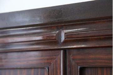 アンティーク家具　アンティーク　最高級品　特別注文造り　前面縞黒檀大型時代箪笥