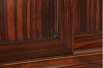 アンティーク家具　アンティーク　最高級品　特別注文造り　前面縞黒檀大型時代箪笥