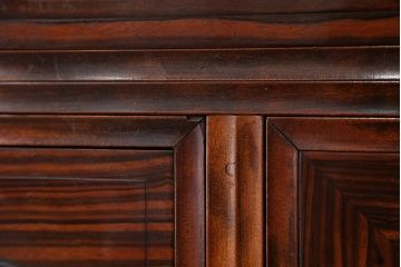 アンティーク家具　アンティーク　最高級品　特別注文造り　前面縞黒檀大型時代箪笥