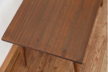 レトロ家具　アンティーク　天板一枚板!古材を使ったレトロなセンターテーブル