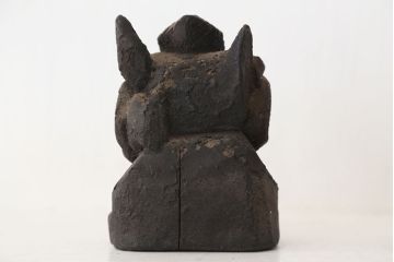 アンティーク雑貨　江戸期　木彫大黒恵比須