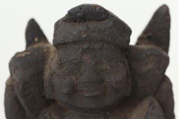 アンティーク雑貨　江戸期　木彫大黒恵比須