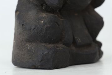 アンティーク雑貨　江戸期　木彫大黒恵比須