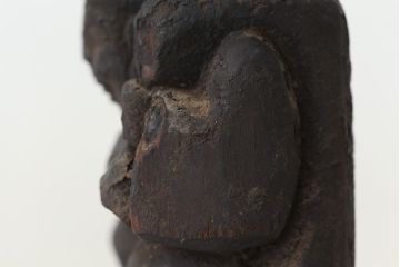 アンティーク雑貨　江戸期　木彫大黒恵比須