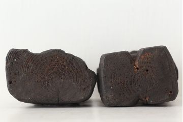 アンティーク雑貨　江戸期　木彫大黒恵比須