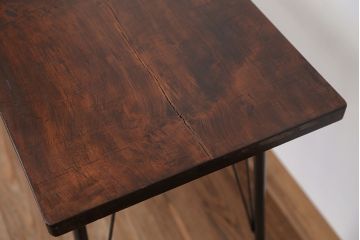 アンティーク家具　☆アンティーク　鉄脚の作業台?(作業台)