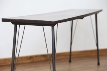 アンティーク家具　☆アンティーク　鉄脚の作業台?(作業台)