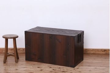 アンティーク家具　古民具・骨董　希少なサイズの関西帳場箪笥