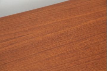 アンティーク家具　北欧アンティーク　上質なチーク材両袖机(ニーホールデスク)